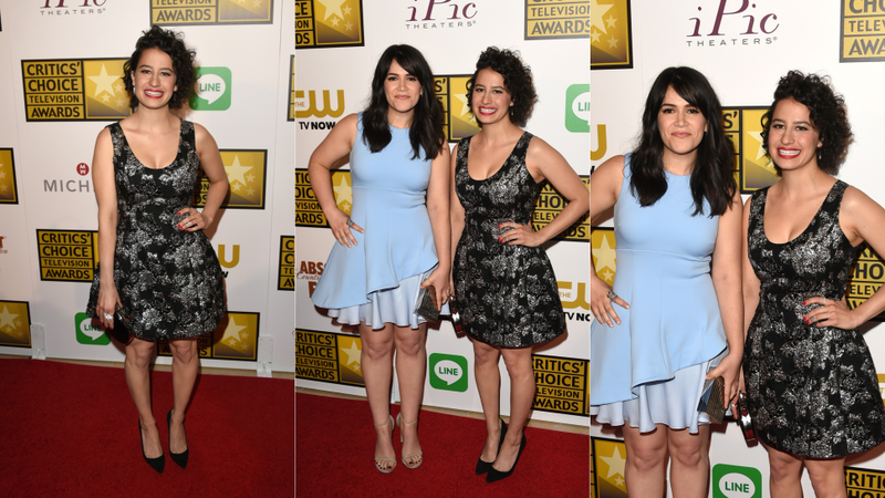 Illustration for article titled Sheer, Shiny and Slinky Gowns at the Critics' Choice Television Awards